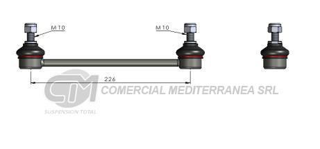 BIELETA DE SUSPENSION DEI CAS HONDA NEW CIVIC 06-->12 // DELANTERA