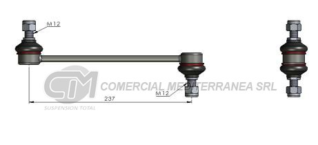 BIELETA DE SUSPENSION DEI CAS HYUNDAI TUCSON 05-->  // DELANTERA