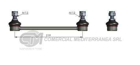 BIELETA DE SUSPENSION DEI CAS HYUNDAI TUCSON 04-->11 // TRASERA