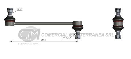 BIELETA DE SUSPENSION DEI CAS HYUNDAI I30 2007--> / VELOSTER 2011--> /