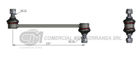 BIELETA DE SUSPENSION DEICAS KIA SPORTAGE - HYUNDAI TUCSON 05/10 DELA