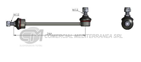 BIELETA DE SUSPENSION DEI CAS LAND ROVER DISCOVERY 94-->02 // DELANTER