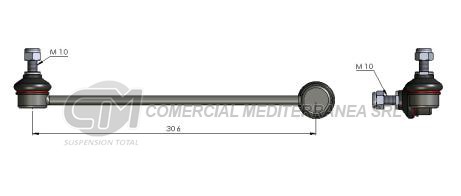 BIELETA DE SUSPENSION DEI CAS MERCEDES BENZ CLASE C (W204) 07--> // DE