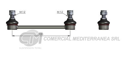 BIELETA DE SUSPENSION DEI CAS NISSAN PATHFINDER 96-->05 // DELANTERA