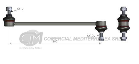 BIELETA DE SUSPENSION DEI CAS CITROEN BERLINGO 99-->  /  ZX 01-->/  XS