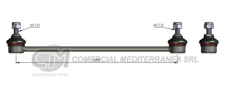 BIELETA DE SUSPENSION DEI CAS CITROEN C3 03--> / C3 PICASSO 10-->2012