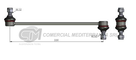 BIELETA DE SUSPENSION DEI CAS PEUGEOT 406 // DELANTERA