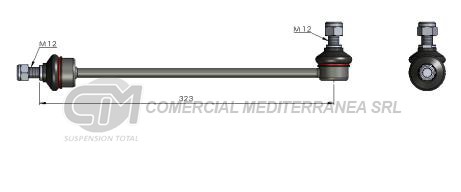 BIELETA DE SUSPENSION DEI CAS CITROEN XANTIA - AX - SAXO 96--> // DELA