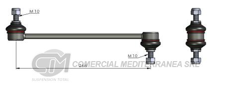 BIELETA DE SUSPENSION DEI CAS CITROEN GRAND SCENIC 07-->09 / SCENIC 03