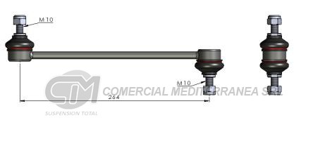 BIELETA DE SUSPENSION DEI CAS RENAULT FLUENCE 10--> / MEGANE III // DE