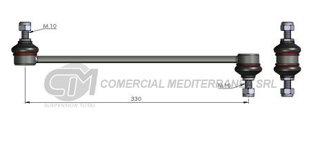 BIELETA DE SUSPENSION DEI CAS RENAULT MASTER 13--> // LARGA DELANTERA