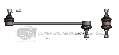BIELETA DE SUSPENSION DEI CAS RENAULT DUSTER / OROCH 11--> / LAGUNA 07