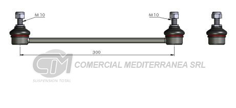 BIELETA DE SUSPENSION DEI CAS SUZUKI GRAND VITARA 05--> // DELANTERA