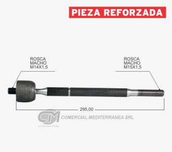 AXIAL DEI CAS TOYOTA HILUX 2005 --> 2015/ SW4 2002 -->