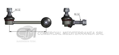 BIELETA DE SUSPENSION DEI CAS TOYOTA HILUX 05--> / 4RUNNER 02--> / FJ