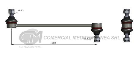 BIELETA DE SUSPENSION DEI CAS TOYOTA COROLLA 97--> / AVENSIS 07--> / P