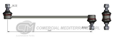 BIELETA DE SUSPENSION DEI CAS TOYOTA COROLLA 08--> /  RAV 4 06--> / AU
