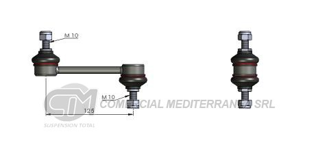 BIELETA DE SUSPENSION DEI CAS AUDI TT 96-->06/ A3 96-->06/ S3 / QUATRO