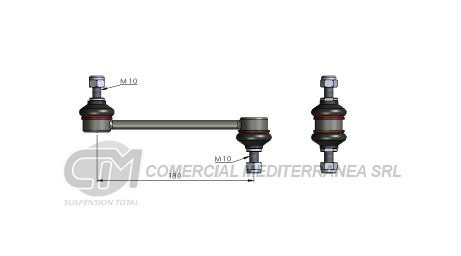 BIELETA DE SUSPENSION DEI CAS AUDI TT 96-->06/ A3 96-->06/ S3 / QUATRO
