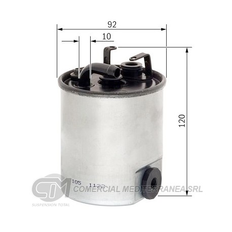 MB SPRINTER 308/311/313/413 CDI 00/06/VITO 108/110/112 99/03 FILTROS DE COMBUSTIBLE