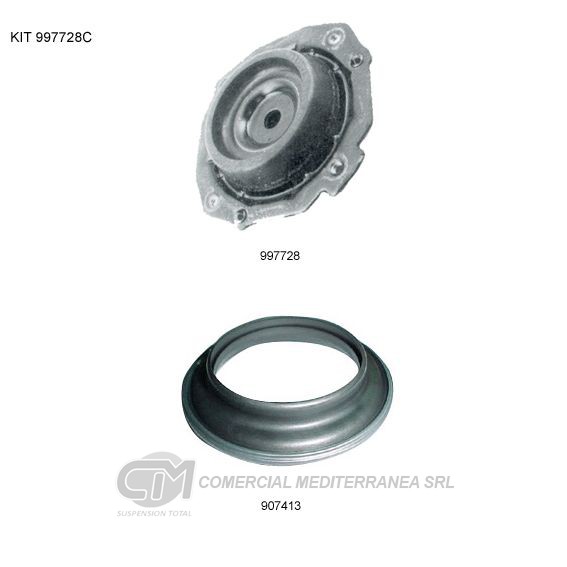 CAZOLETAS DE SUSPENSION VTH RENAULT 21 86/97 CAZOLETA AMORTIGUADOR DELANTERO CON RODAMIE