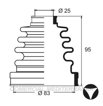FUELLES DE TRANSMISION JAIME SERRAT CITROEN C4 (07..) - C5 (02-09) / FIAT S