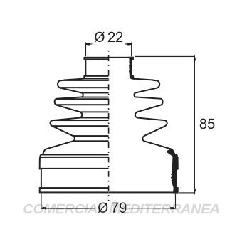 FUELLES DE TRANSMISION JAIME SERRAT HONDA CIVIC (93-99) - ACCORD (93-02) -
