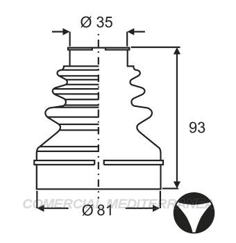 FUELLES DE TRANSMISION JAIME SERRAT CITROEN C4 (07..) -C5 (02-09) / FIAT DU