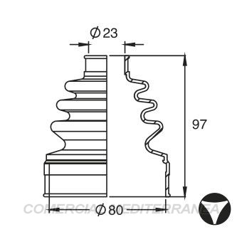 FUELLES DE TRANSMISION JAIME SERRAT CHEVROLET COBALT (13..) - ONIX (13..) - P