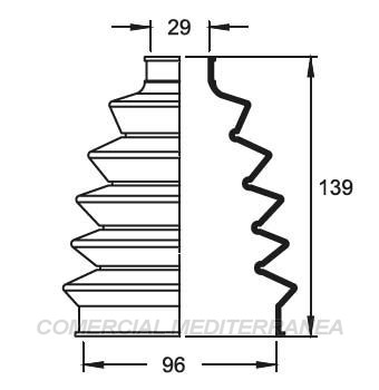 FUELLES DE TRANSMISION JAIME SERRAT RENAULT MASTER III (13..) - (RUEDA IZQ