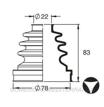 FUELLES DE TRANSMISION JAIME SERRAT FIAT DOBLO (10..) - LINEA (08..) - MOBI