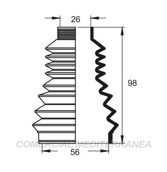 FUELLES DE TRANSMISION JAIME SERRAT VW FOX-CROSSFOX (04..) - SURAN (04..) - G