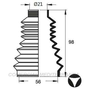 FUELLES DE TRANSMISION JAIME SERRAT HYUNDAI HB20 1 0L-1 6L (12...) - (CAJA