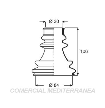 FUELLES DE TRANSMISION JAIME SERRAT RENAULT R9 (85-97) - R11 (85-95) - (