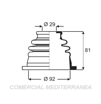 FUELLES DE TRANSMISION JAIME SERRAT RENAULT R9 (85-97) - R11 (85-95) - R19