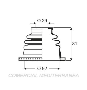 FUELLES DE TRANSMISION JAIME SERRAT RENAULT R9 (85-97) - R11 (85-95) - R19