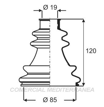 FUELLES DE TRANSMISION JAIME SERRAT RENAULT R12 CON TRICETA 4 VEL. (...81)