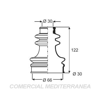 FUELLES DE TRANSMISION JAIME SERRAT RENAULT R9 (85-97) - R11 (85-95) - R12