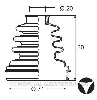 FUELLES DE TRANSMISION JAIME SERRAT RENAULT KANGOO2 (08..) - SANDERO I/II