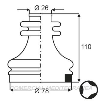 FUELLES DE TRANSMISION JAIME SERRAT RENAULT CLIO (91-99) - CLIO 2 (00..) - E
