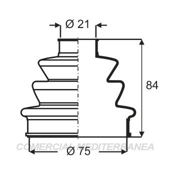 FUELLES DE TRANSMISION JAIME SERRAT FIAT 128 (86-91) - 147 (81-97) - DUNA