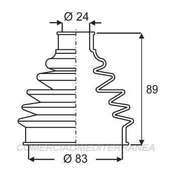 FUELLES DE TRANSMISION JAIME SERRAT FIAT PALIO (97...) - SIENA (97..) - STR