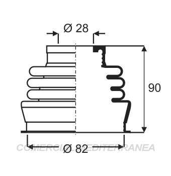 FUELLES DE TRANSMISION JAIME SERRAT FIAT DUNA (95-01) - FIORINO (87...) -