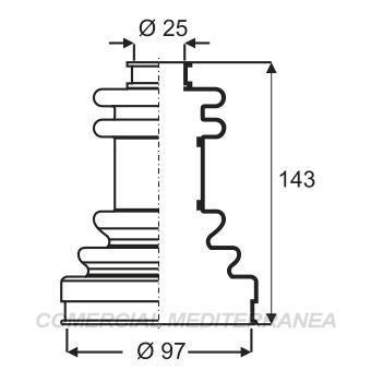 FUELLES DE TRANSMISION JAIME SERRAT FIAT DUCATO (92-96) / PEUGEOT BOXER (95