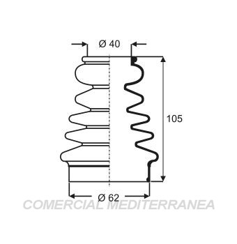 FUELLES DE TRANSMISION JAIME SERRAT SEAT IBIZA (95-11) - TOLEDO (94-10) - I