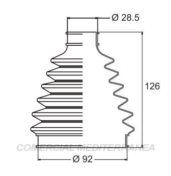 FUELLES DE TRANSMISION JAIME SERRAT FORD RANGER (96-12) / HYUNDAI SANTA FE