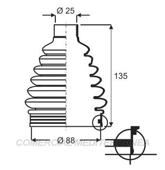 FUELLES DE TRANSMISION JAIME SERRAT FORD MONDEO (94-12) / PEUGEOT 306 (99-