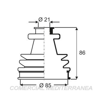 FUELLES DE TRANSMISION JAIME SERRAT CITROEN AX (93-95) - C15 (92...) / PEU