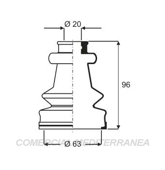 FUELLES DE TRANSMISION JAIME SERRAT CITROEN AX (93-95) - BERLINGO (02..) -