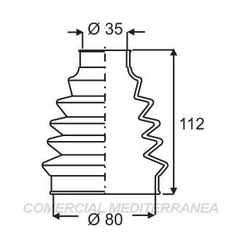 FUELLES DE TRANSMISION JAIME SERRAT PEUGEOT 206 (99-13) - 207 (08..) - 208